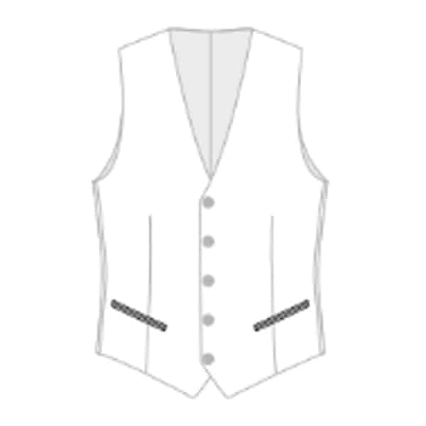 2 poches passepoilées