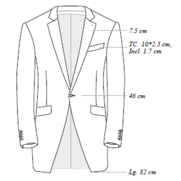 Veste cérémonie longue