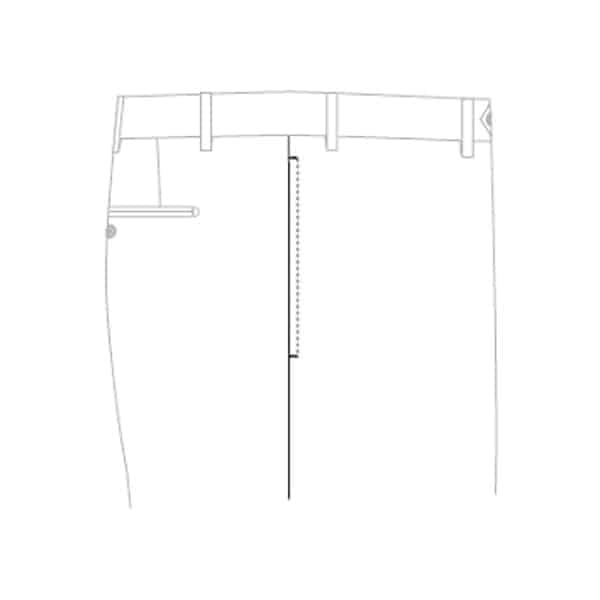 Pantalon poches droites