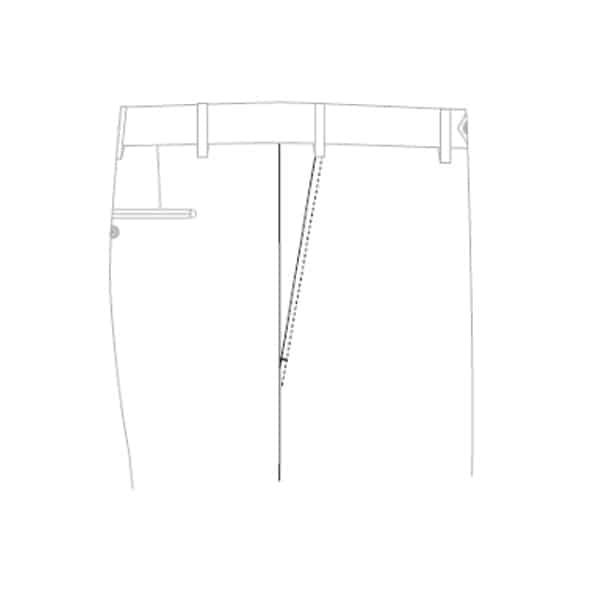 Pantalon poches en biais